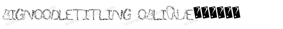 BigNoodleTitling Oblique字体转换